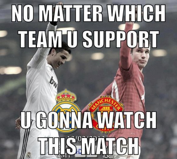 Real Madrid vs Manchester United