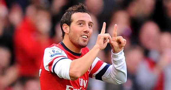 Man Utd 15 pts clear , Santi saves Arsenal