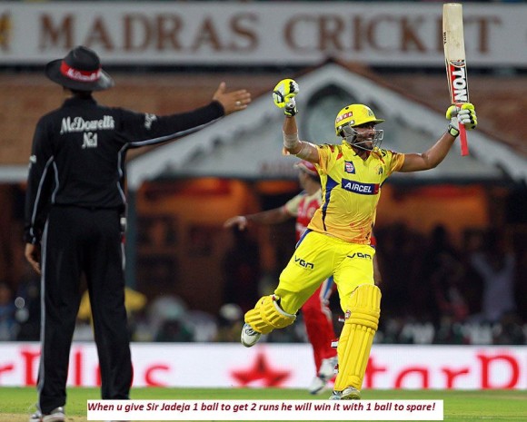 Sir Ravindra Jadeja like a boss for CSK!!