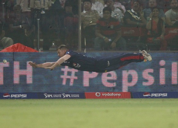 Man of Steel was recently spotted at Feroz Shah Kotla....LOL