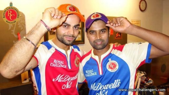 RCB.....Proud owners of both the caps.........