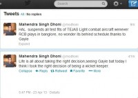 This explains it all......MS Dhoni's right decision.... LOL