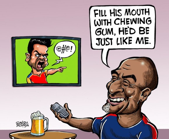 Viv Richards solution for Kohli's BC's & MC's....LOL