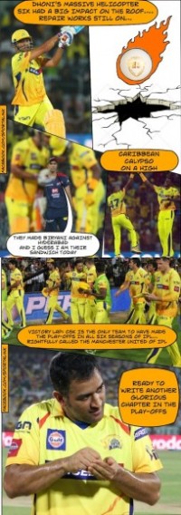 CSK make it to the play-offs