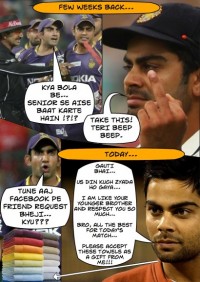 Kohli-Gambhir conversation takes a new turn