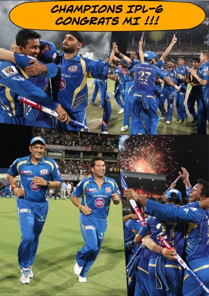 Mumbai Indians - IPL 6 champions