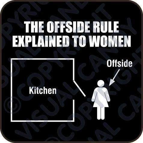 Offside rule explained to women :P