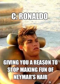 Neymar got his hairstyle from CR7