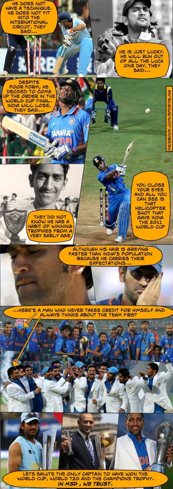 A Tribute to MSD on his birthday!