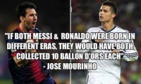 Messi and Ronaldo - Ballon D'ors