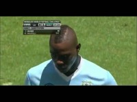 Balotelli failed trick shot