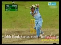 Sachin Tendulkar's First ODI Hundred 117* in Australia at SCG, CB Series 2008