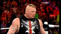 WWE RAW Brock Lesnar Attacks The New Age Outlaws And Accepts Triple H's Challenge
