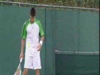 Novak Djokovic imitating Nadal & Sharapova