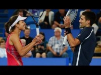 Novak Djokovic Imitates Ana Ivanovic Very Funny Hopman Cup 2013