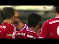 Pep Guardiola slaps Thiago Alcantara (Germany Supercup 2013)