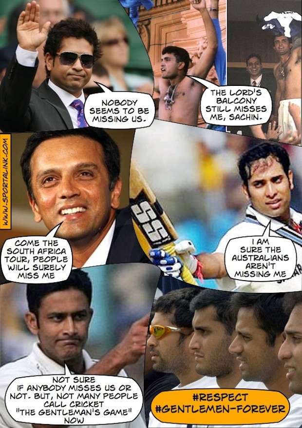 The Gentlemen of Indian Cricket... #Respect \m/ The Gentlemen of Indian Cricket... #Respect \m/