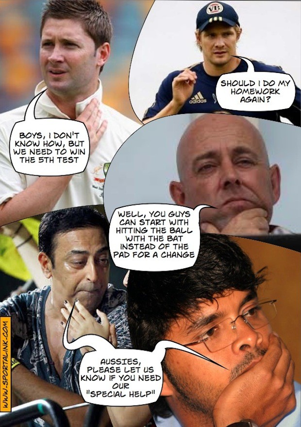 Sreesanth can "help" the aussies win the 5th Ashes test