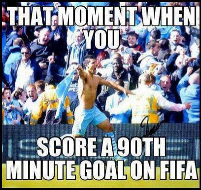 FIFA-14 90th minute goal
