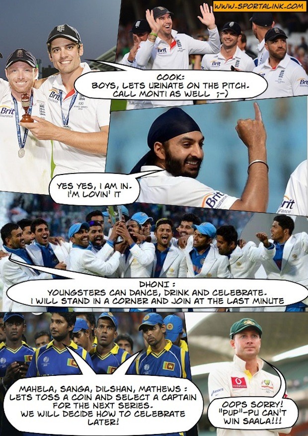 How Cricket Captains Celebrate Series Wins