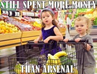 Still spent more money than Arsenal