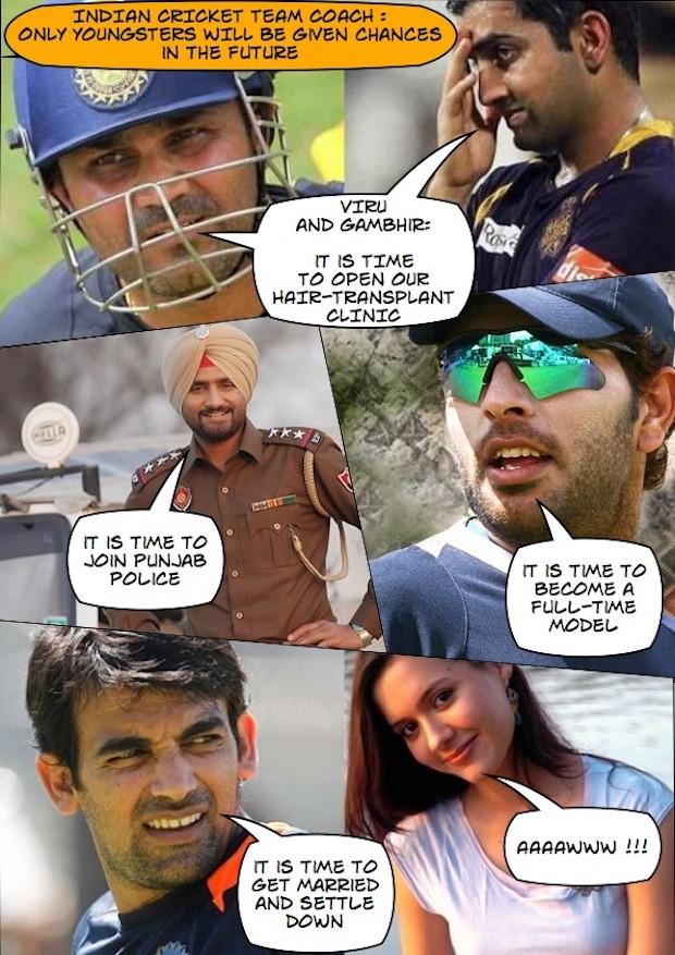 Viru, Gambhir, Yuvraj and Harbhajan - The Comeback Men of Indian Cricket Team