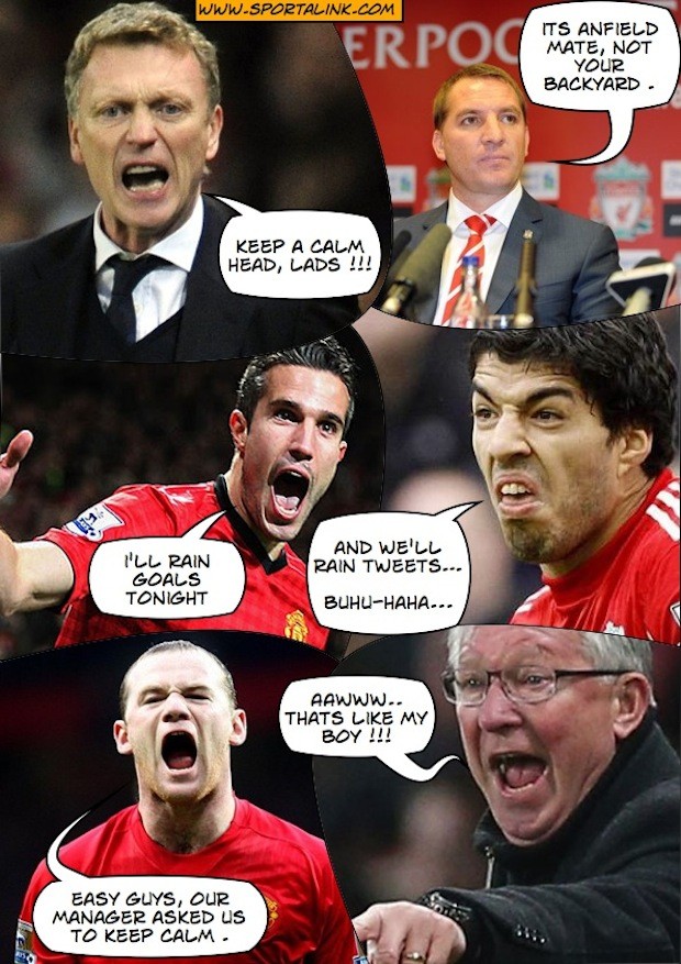 Manchester United plan to take on Liverpool :P
