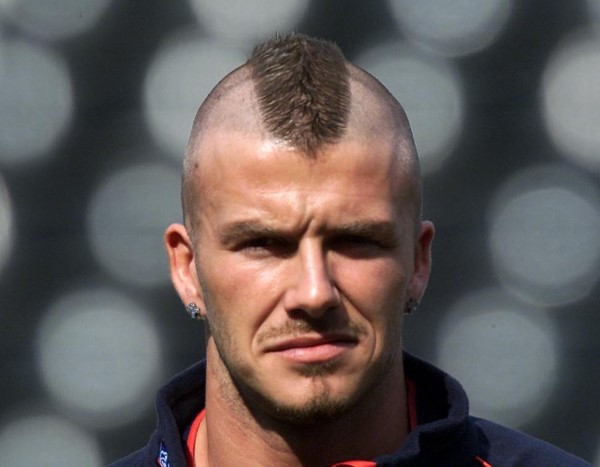 Dhoni's Mohawk ? Inspired by David Beckham