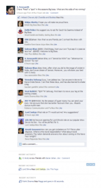 FB Wall: Sreesanth in Big Boss 7