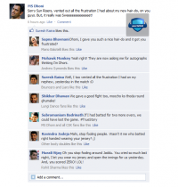 MS Dhoni after thrashing Sunrisers - Fake Facebook Wall