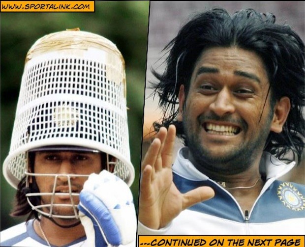 The most LOL and Rare styles of MS Dhoni