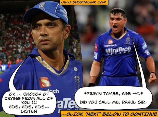 Rahul Dravid asks the "kids" to calm down