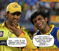 SIR JADEJA gives homework to the Aussies