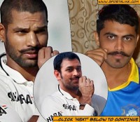 The Mustache Story - Dhoni, Shikhar Dhawan and Sir Jadeja