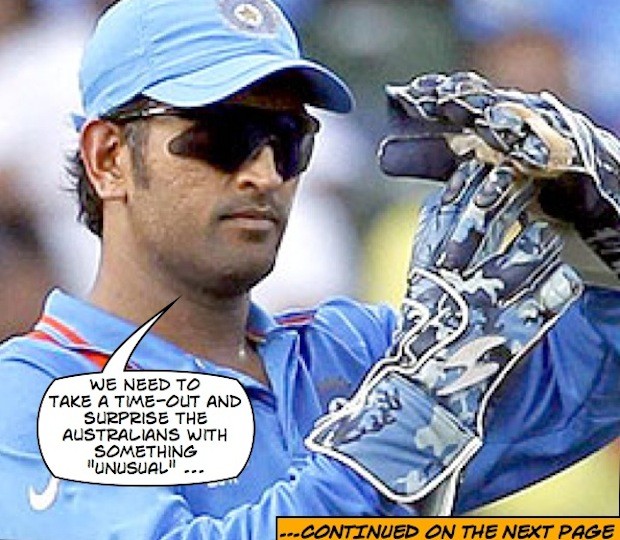 Dhoni has "unusual" plans to beat the australians