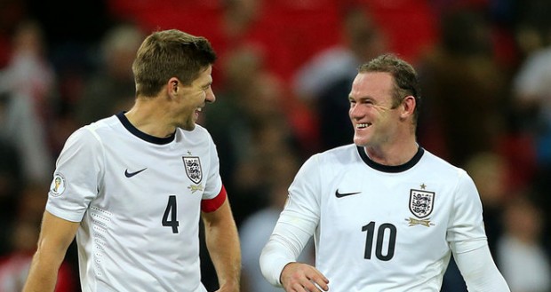 Pole Axed! : Rooney and Gerrard shoot Roy's boys to Brazil