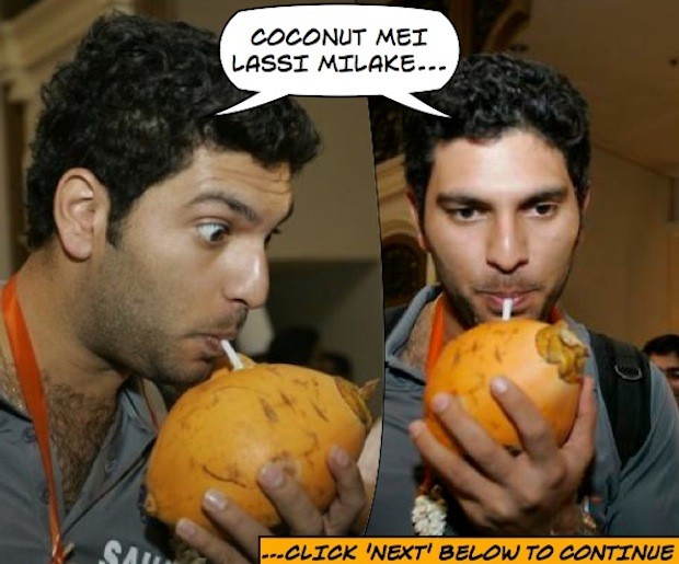 Coconut mei lassi milake...
