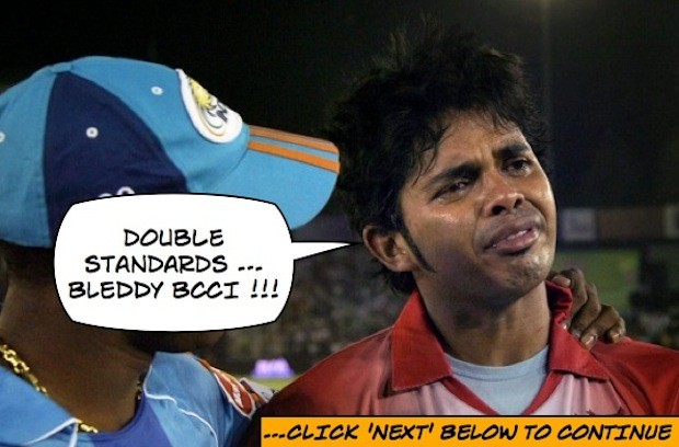 Sreesanth says double standards of BCCI