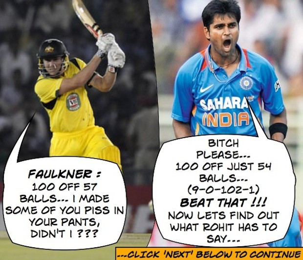 Vinay Kumar made the fastest 100 :P