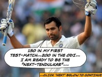 Rohit Sharma declared as the NEXT-TENDULKAR