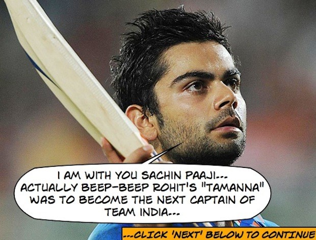 Virat talks about Rohit's Tamanna