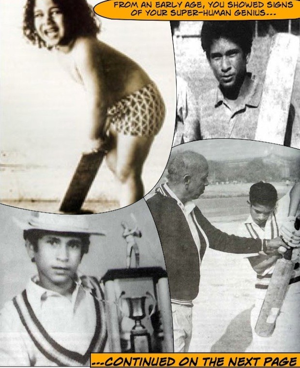 Sachin - A genius from an early age