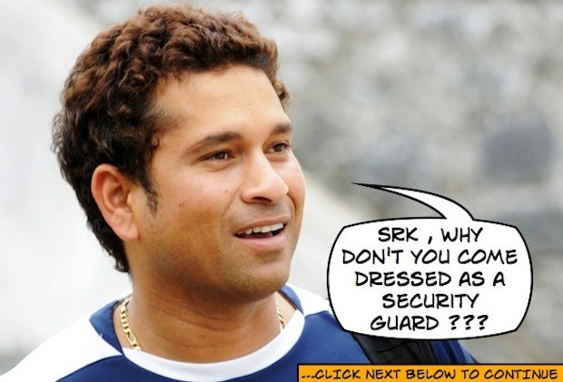 Sachin's advice to SRK