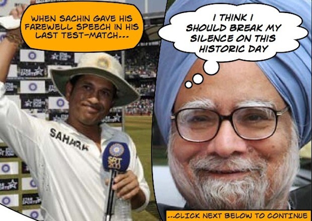 Manmohan Singh breaks his silence after Sachin's farewell speech