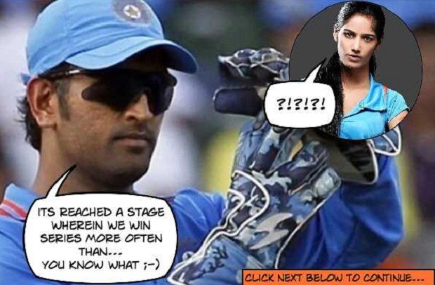 Team India does "it" better than... Poonam Pandey :P