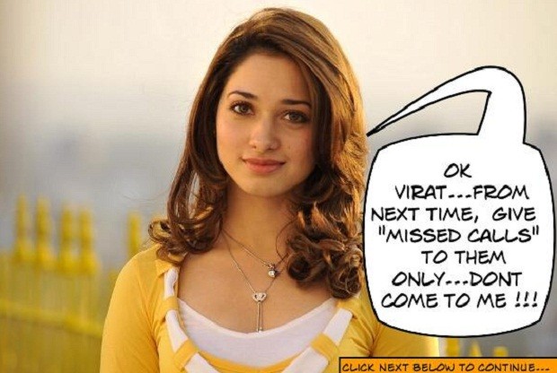 No more Missed-Calls To Tamanna