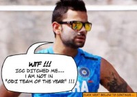 Virat Kohli NOT in ODI Team of the YEAR !!!