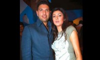 Yuvraj with Sushmita Sen