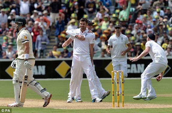 Day 1 at The Adelaide Oval :  Order restored as England dominates stuttering Australia