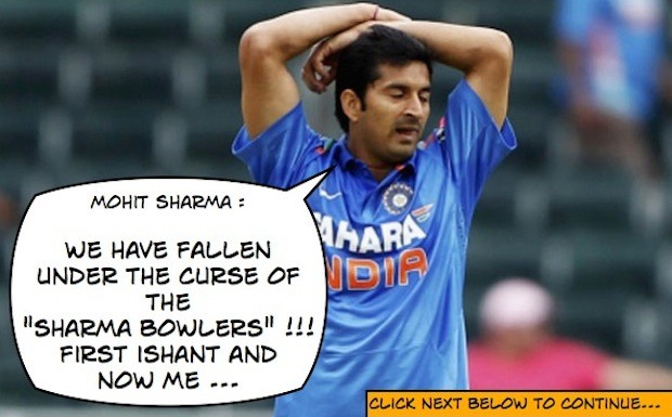 The curse of Sharma Bowlers